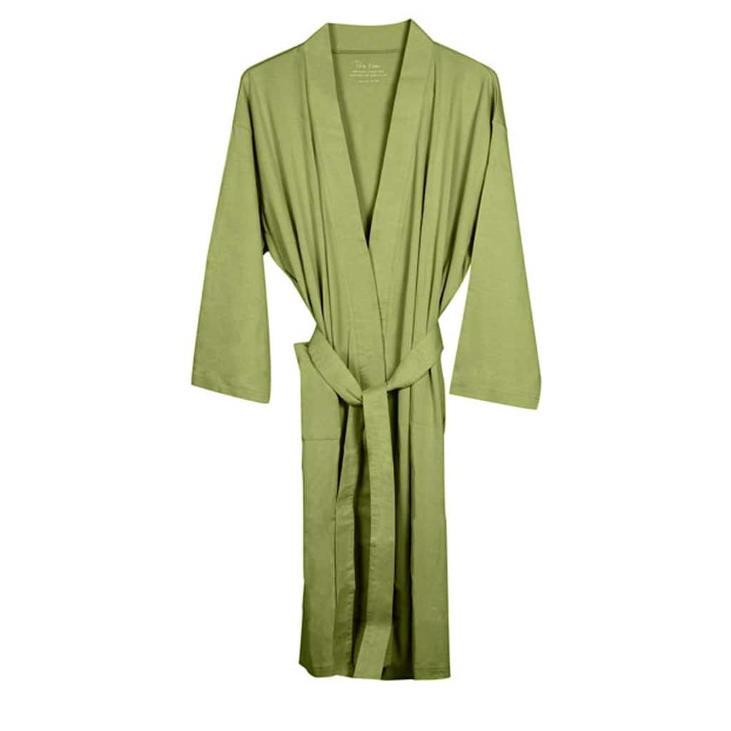 Women's Sage Organic Cotton Bath Robe