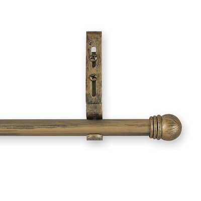 Pinnacle Simply Elegant 98 to 144-inch Adjustable Curtain Rod Set - 98-144"