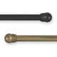 preview thumbnail 1 of 1, Pinnacle Simply Elegant 50 to 98-inch Adjustable Curtain Rod Set - 98