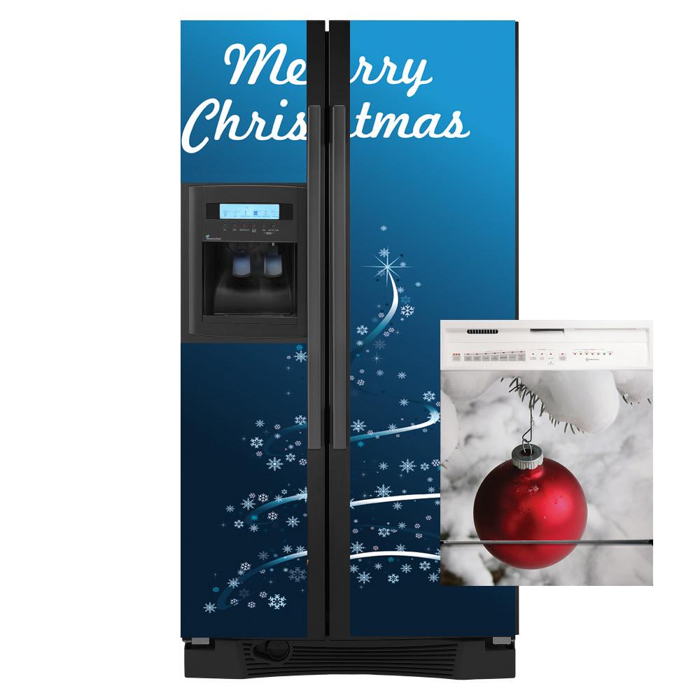 Appliance Art Christmas Tree Combo Refrigerator/ Dishwasher Cover