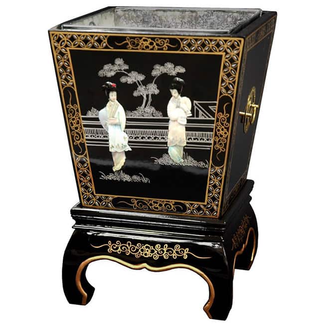 Black Lacquer Planter (China)