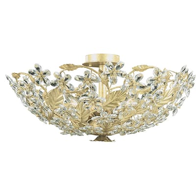 Paris Flea 6-light Flush-mount Chandelier