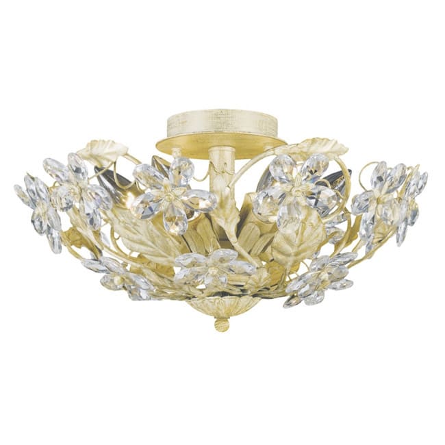 Paris Flea 6-light Champagne Flush Mount