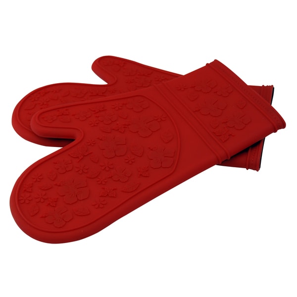 silicone oven mitt set