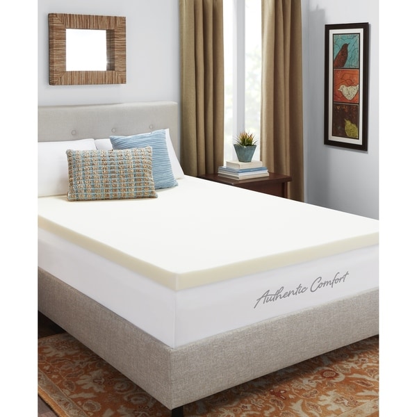 Authentic Comfort 3-inch Memory Foam Mattress Topper