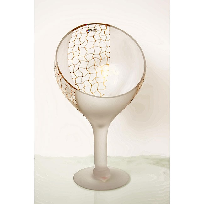 Web Of Intrigue Series Frosted Vase