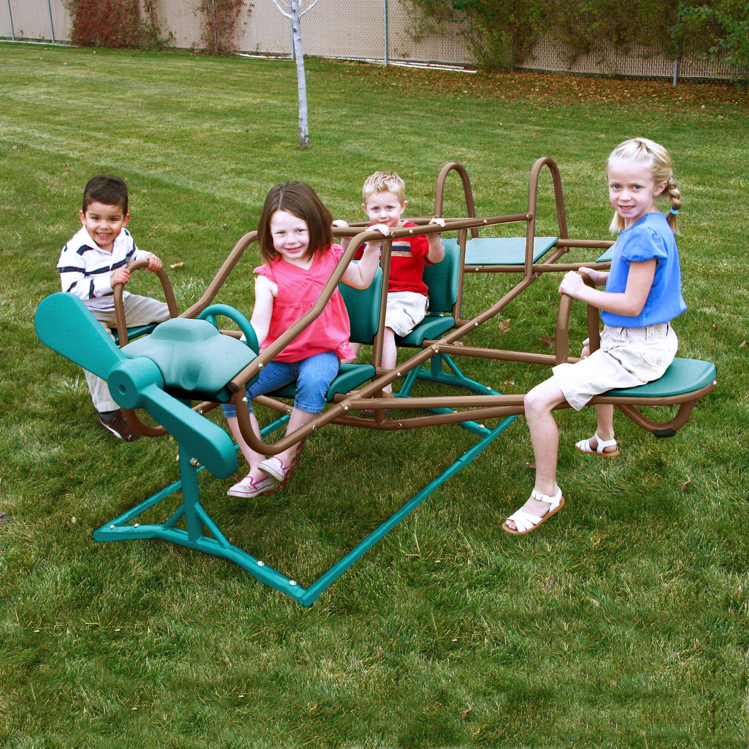 Lifetime Ace Flyer Multi-color Airplane Outdoor Teeter-totter