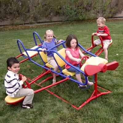 Lifetime Ace Flyer Multi-color Airplane Outdoor Teeter-totter
