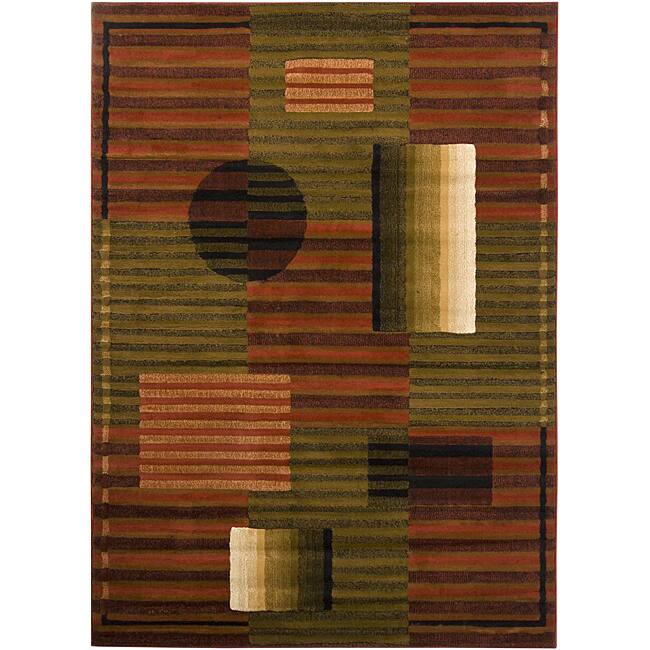 Artist's Loom Indoor Contemporary Geometric Rug - 5'3 x 7'6