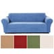 preview thumbnail 1 of 7, Classic Slipcovers Snowball Stretch Loveseat Slipcover