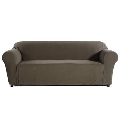 Classic Slipcovers Snowball Stretch Loveseat Slipcover