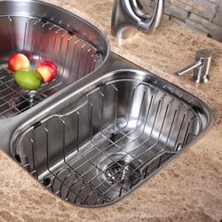 Kraus Kitchen Accessory Stainless Steel Sink Rinse Basket