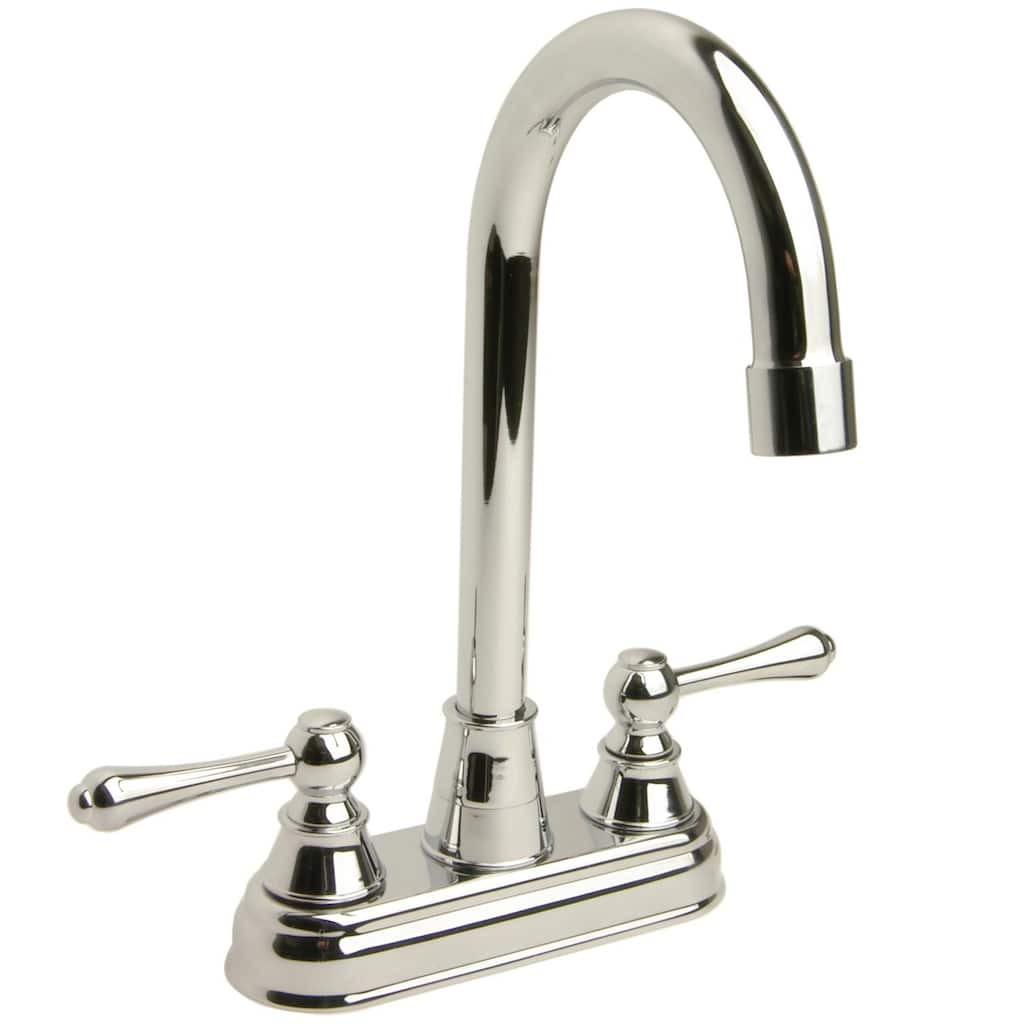 High-arc Polished Chrome Bar Faucet