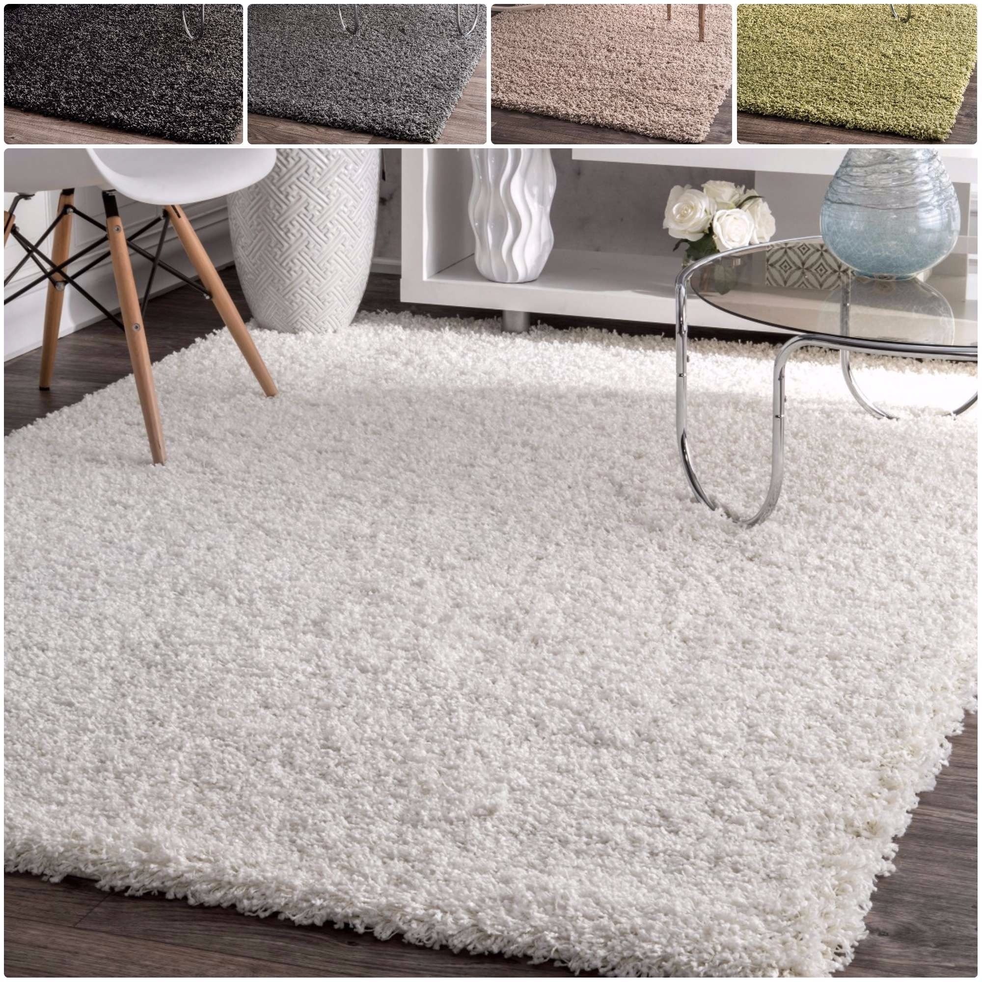 Nuloom Alexa My Soft And Plush Multi Shag Rug (53 X 76)