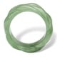 preview thumbnail 2 of 1, Genuine Green Jade Braided Eternity Ring