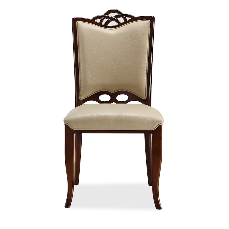 Palace Leather Dining Chairs (Set of 2)