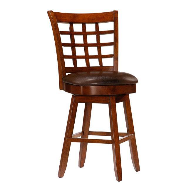 Landon 24-inch Wheat-back Cherry Wood Counter-height Stool