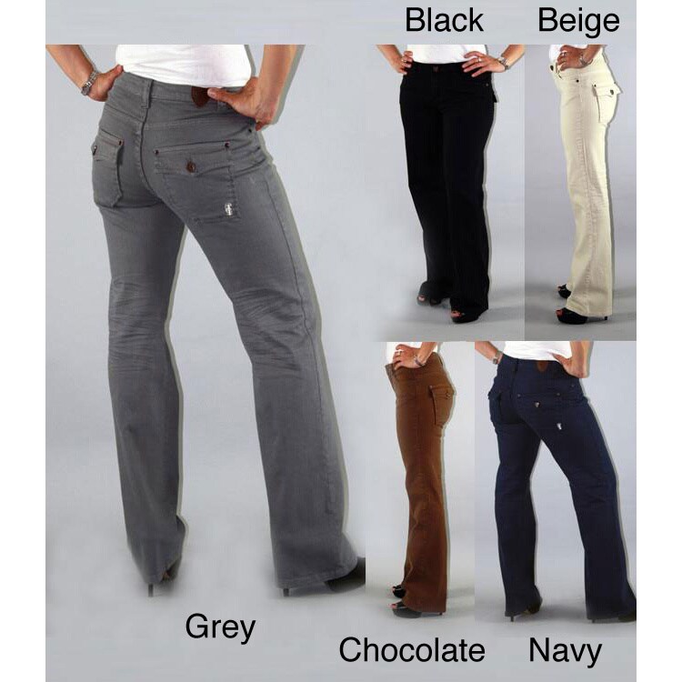 Institute Liberal Womens Stretch Twill Bootcut Pants