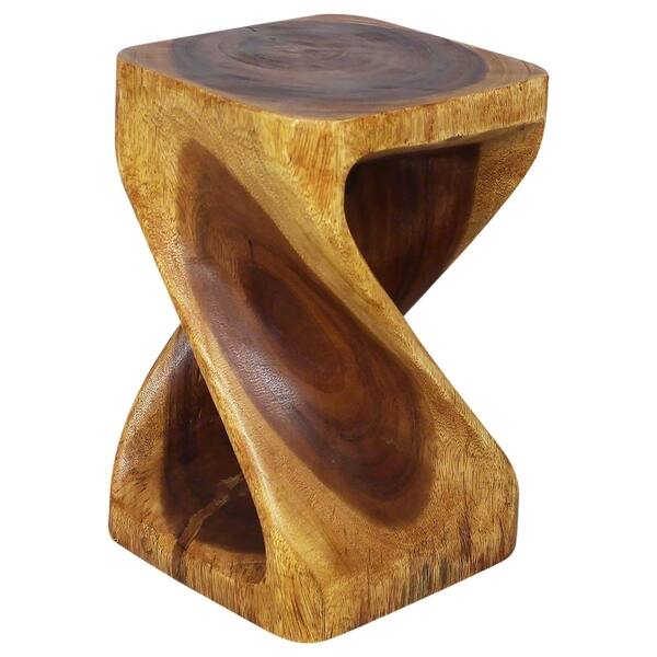 Original Wood Twist Stool 10 X 16 In High Walnut Original Wood Twist Stool 10 X 16 In High Walnut