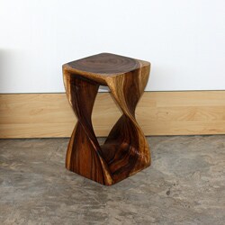 10 Inches Square X 16 Inch Monkey Pod Wood Walnut Oil 10 Inches Square X 16 Inch Monkey Pod Wood Walnut Oil
