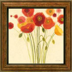 slide 1 of 3, Novak 'Sizzle I' Embellished Framed Art Print