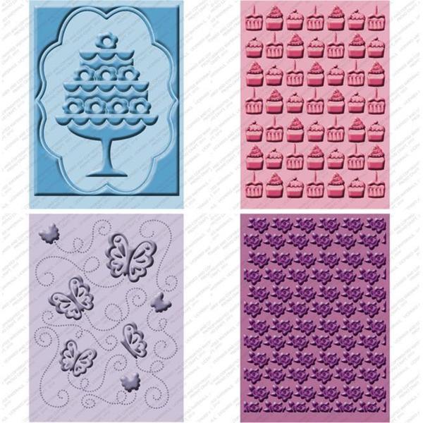 Stylish Provo Craft Cuttlebug Cricut Companion Embossing Folder Four