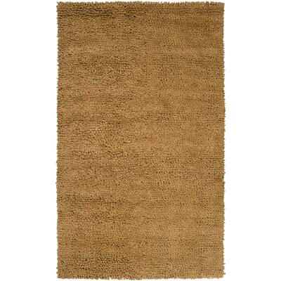 Hand-woven Nimbus Gold Wool Area Rug - 5' x 8'/Surplus