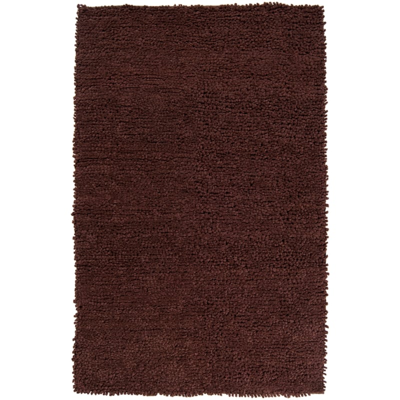Hand-woven Nimbus Chocolate Wool Area Rug - 5' x 8' - 5' x 8' - Mocha