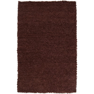 Hand-woven Nimbus Chocolate Wool Area Rug - 5' x 8'