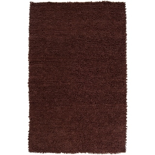Hand-woven Nimbus Chocolate Wool Area Rug - 5' x 8'