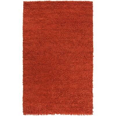 Hand-woven Nimbus Rust Wool Area Rug - 8' x 10'