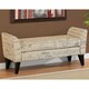 Phoenix Signature Tan Upholstered Bench - Thumbnail 0