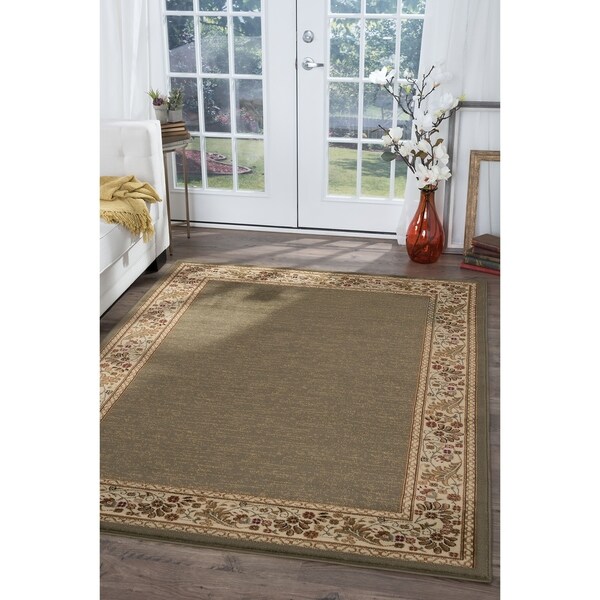 Alise Soho Oriental Green Rug - 7'10 x 10'3