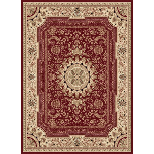 Oriental Red Rug (7'10 x 10'3) 7x9   10x14 Rugs