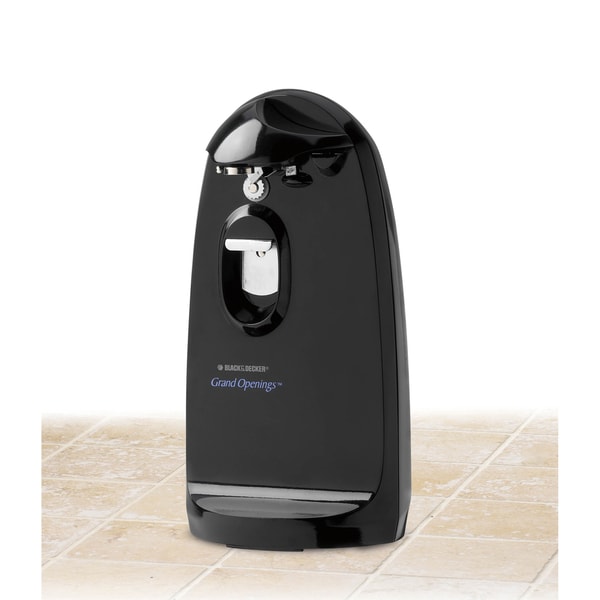 Black & Decker Extra Tall Black Can Opener Black & Decker Specialty Appliances