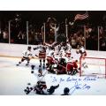 Steiner Sports Jim Craig 1980 USA Photograph w/ 'Do You Believe in Miracles?' Inscription