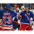 New York Rangers Chris Drury/Brendan Shanahan Dual Signed Celebration Photo