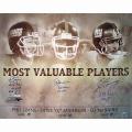 Steiner Sports OJ Anderson/ Eli Manning/ Phil Simms Signed MVP Collage