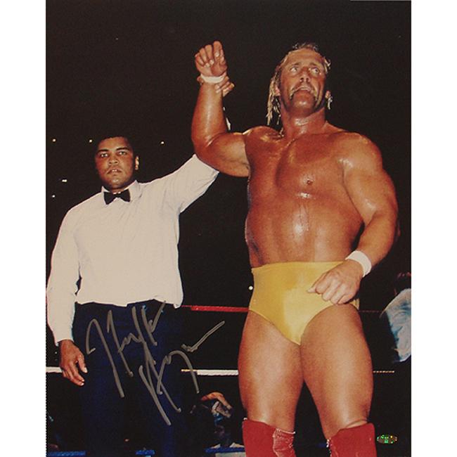 Steiner Sports Hulk Hogan With Ali 16x20 Autographed Photo