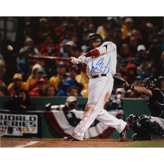 Boston Red Sox Manny Ramirez '07 World Series Swing 16x20 Autographed Photo