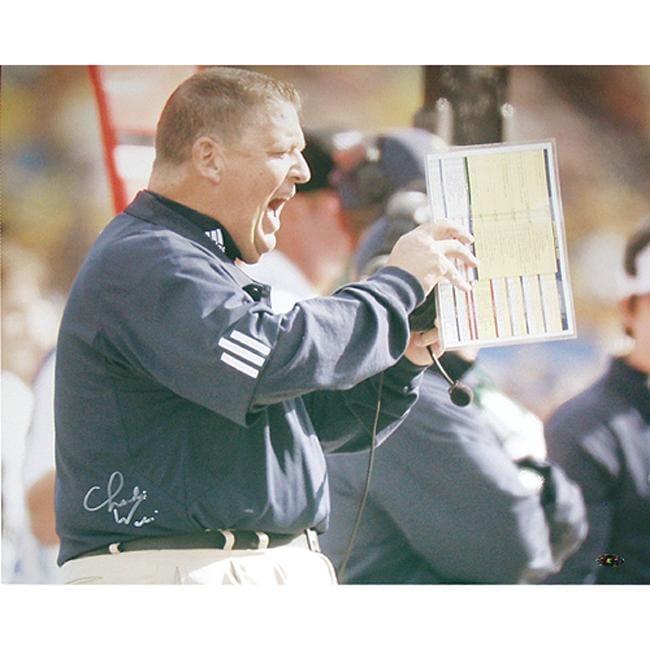 Steiner Sports Charlie Weis Collectible Autographed Photo