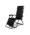 Caravan Canopy Black Nylon Mesh Upholstery Steel Frame Zero-gravity Chair