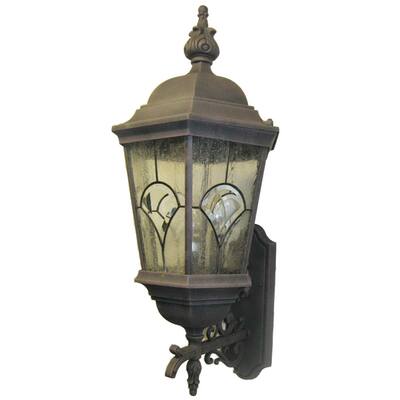 Designers Fountain Indoor/ Outdoor 3-light Gold Wall Lantern