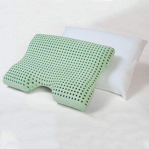 Shop Dream Form Green Tea Advanced Contour Memory Foam Pillow Free