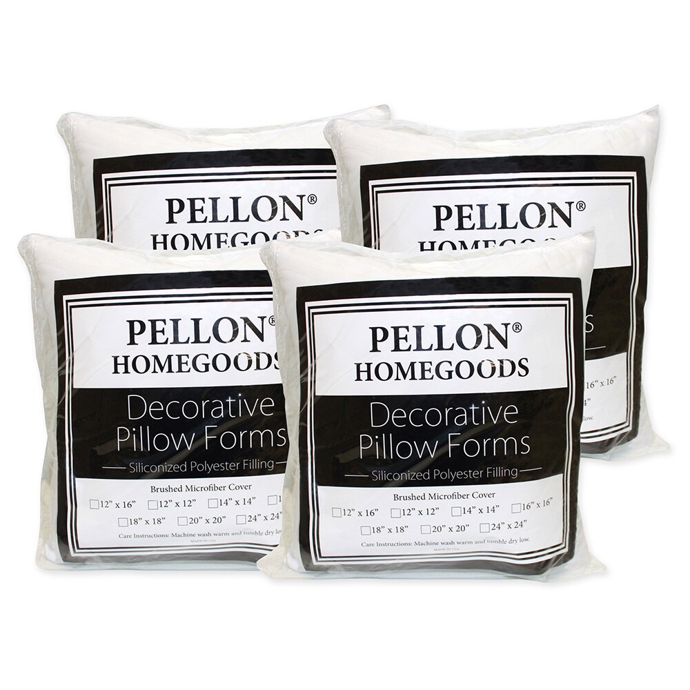 Shop Pellon 18 Inch X 18 Inch Decorative Pillow Inserts Set Of 4