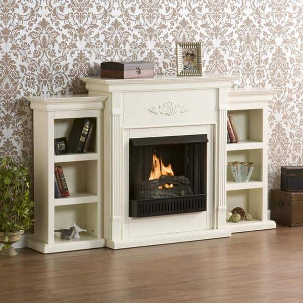 Shop Upton Home Dublin Ivory Gel Fireplace Free Shipping Today