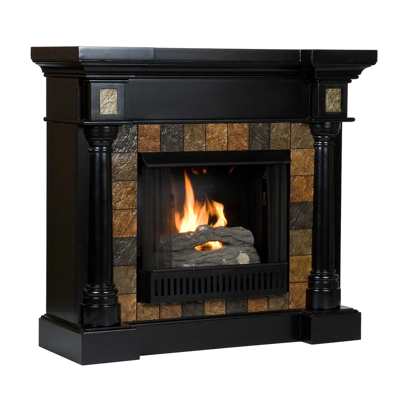 Shop Upton Home Blanchard Black Gel Fireplace Free Shipping