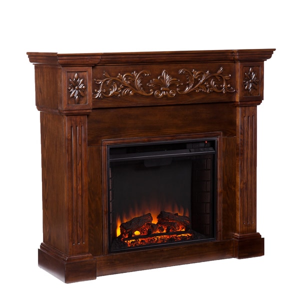 Wellington Espresso Electric Fireplace   13187962  