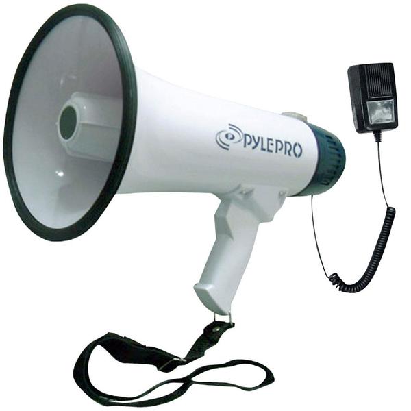 Pyle Megaphone with Recording Function/ Detachable Rechargeable Mic