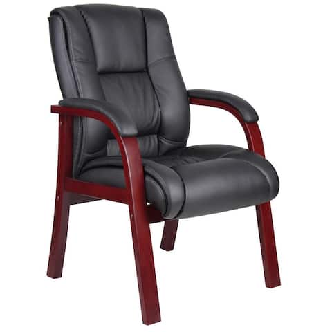 Boss Mid-back Black Guest Chairs